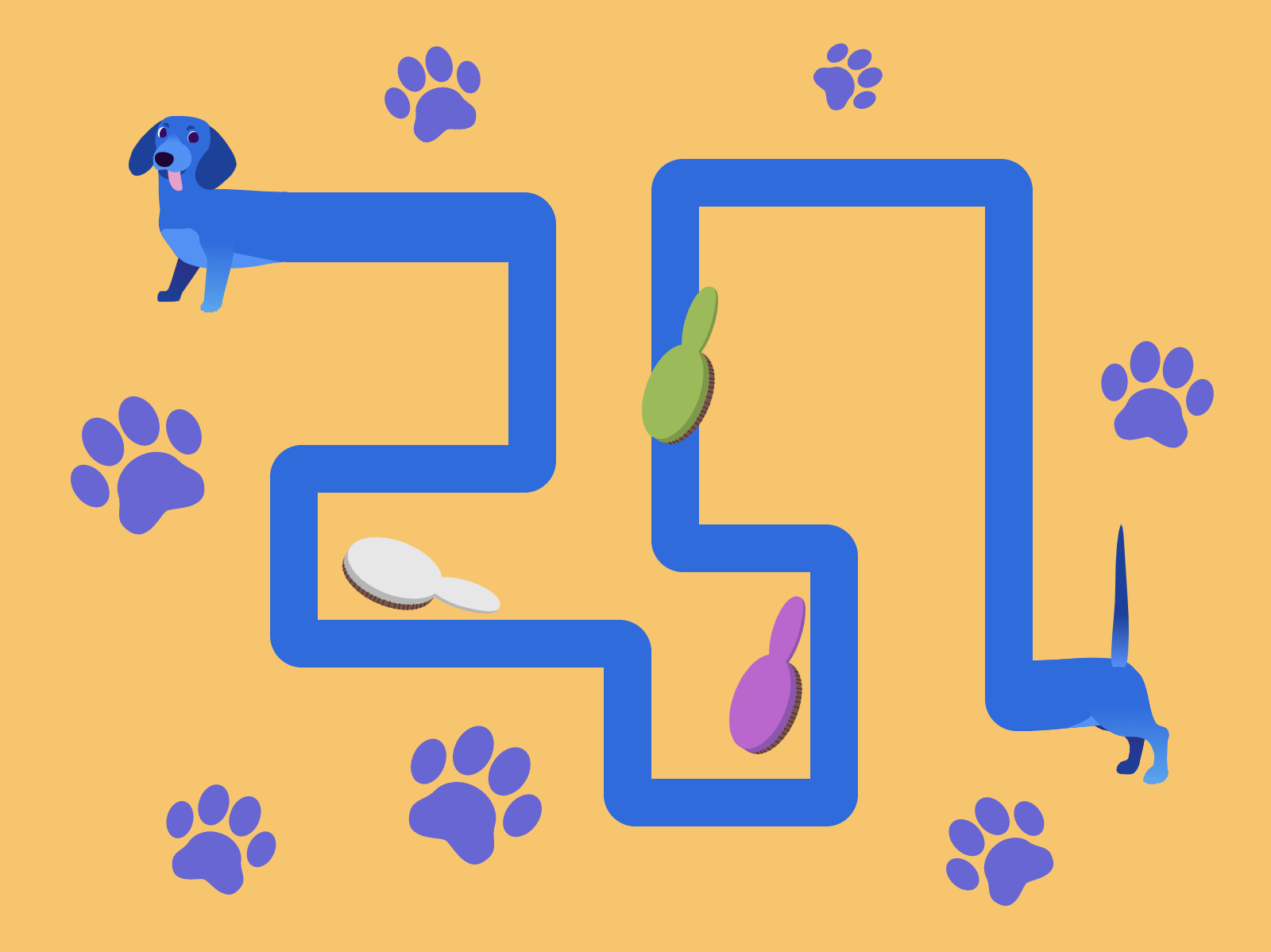Dog Maze Game